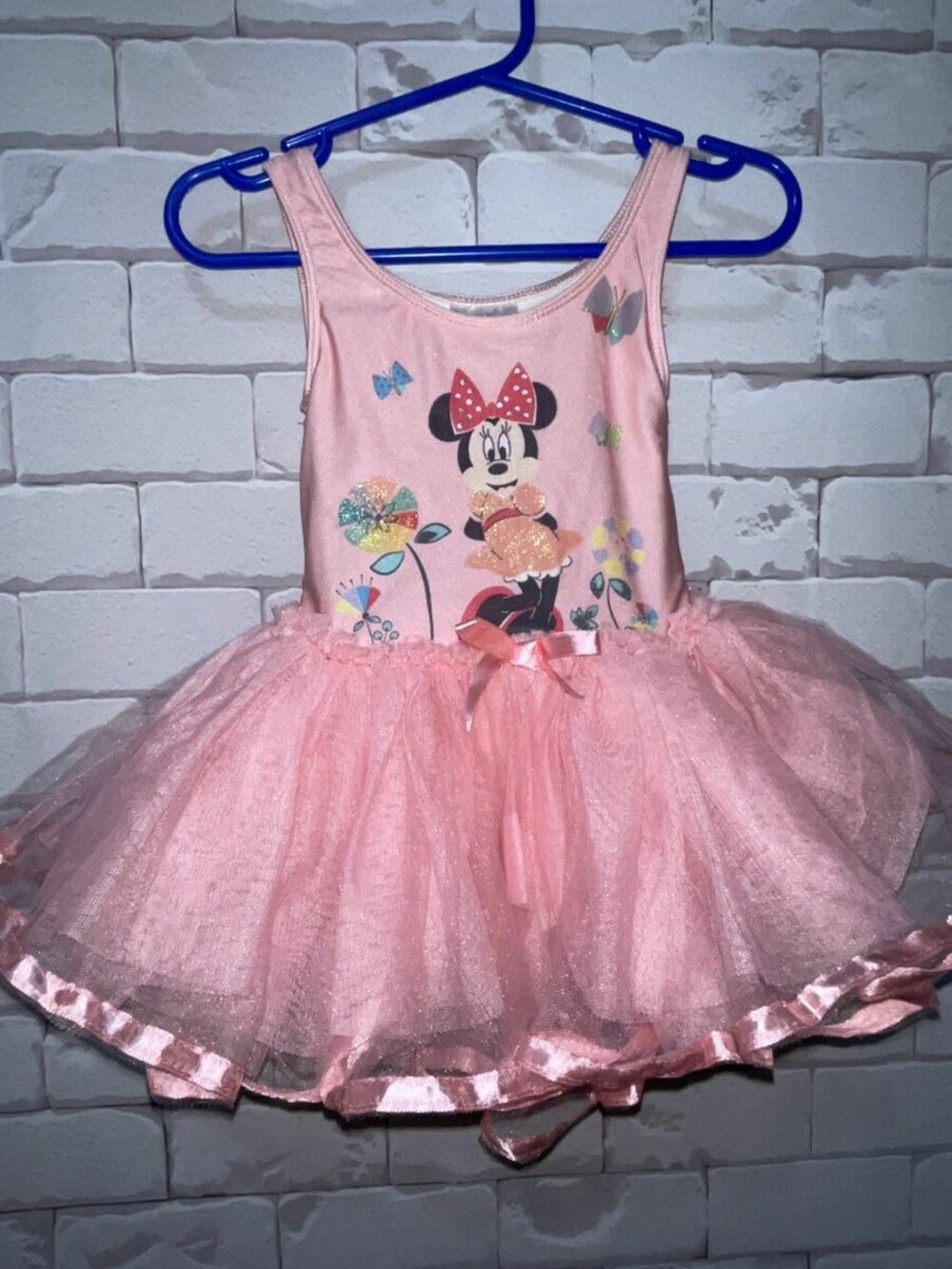 Girl Infant Toddler Minnie Mouse Tutu Dress Disney Store Halloween Costume sz 2